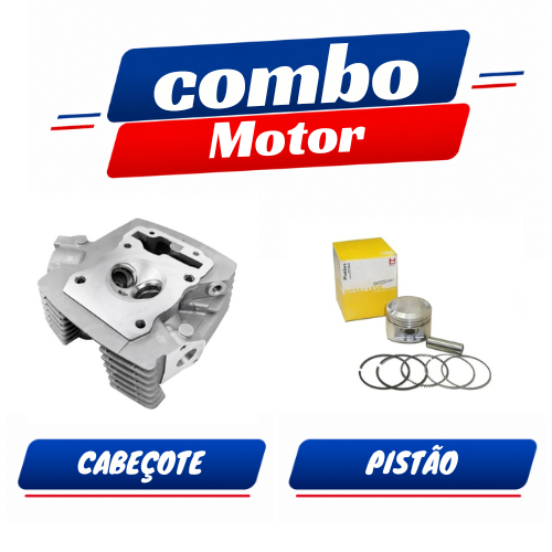 Combo cabeçote e pistão
